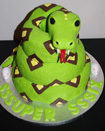 Super Six Snake Cake